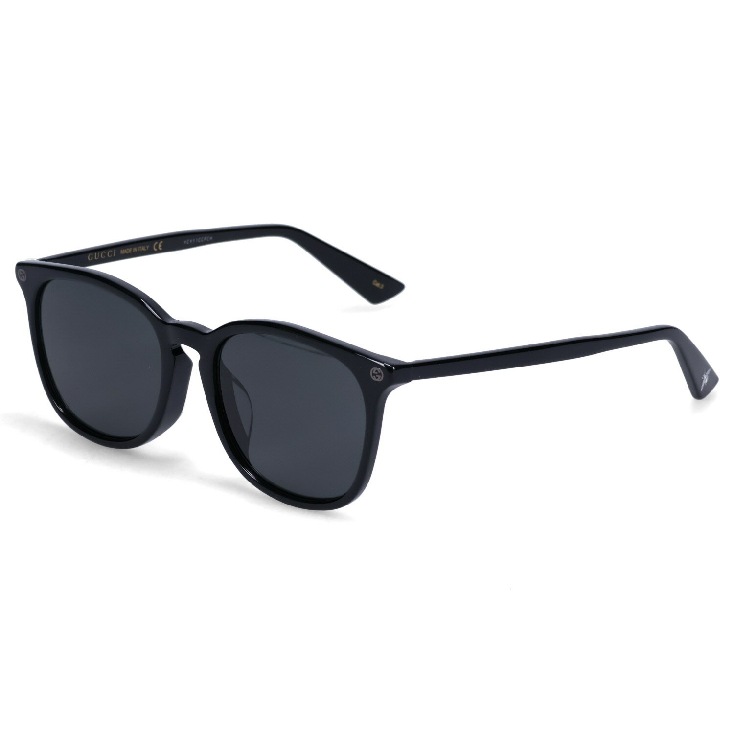 GUCCI SUNGLASSES グッチ サングラス メンズ レディース アジアンフィット UVカット 紫外線対策 ウェリントン ブラック 黒 GG0154SA-001 母の日