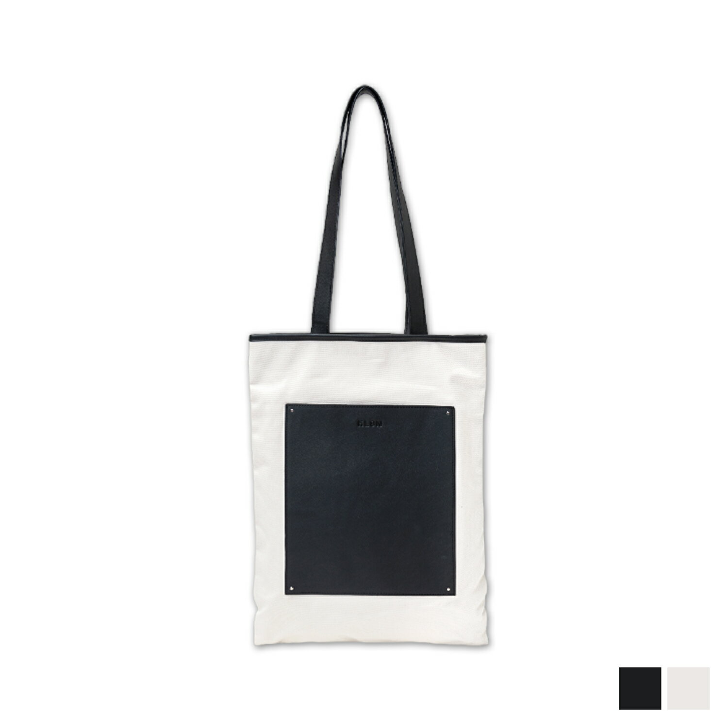 KLON PORTRAIT CANVAS TOTE BAG クローン トートバッグ キャンバス メンズ レディース 35L 大容量 A4サイズ対応 ブラック ホワイト 黒 白 PORT-CAN-TOTE