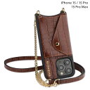 BANDOLIER バンドリヤー iPhone 15 15Pro 15ProMax スマホケース スマホショルダー 携帯 アイフォン メンズ レディース ブラウ...