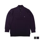 EPOCA UOMO LONG SLEEVE HIGH NECK エポカ ウォモ ルームウェア 部屋着 パジャマ ナイトウェア メンズ 長袖 ハイネック チャコール パープル