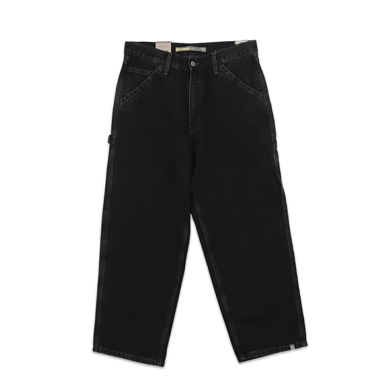  LEVIS SILVERTAB BUGGY CARPENTER I AM INEVITABLE リーバイス デニム パンツ ジーンズ ジーパン シルバータブ メンズ バギーカーペンター ブラック 黒 A74890001