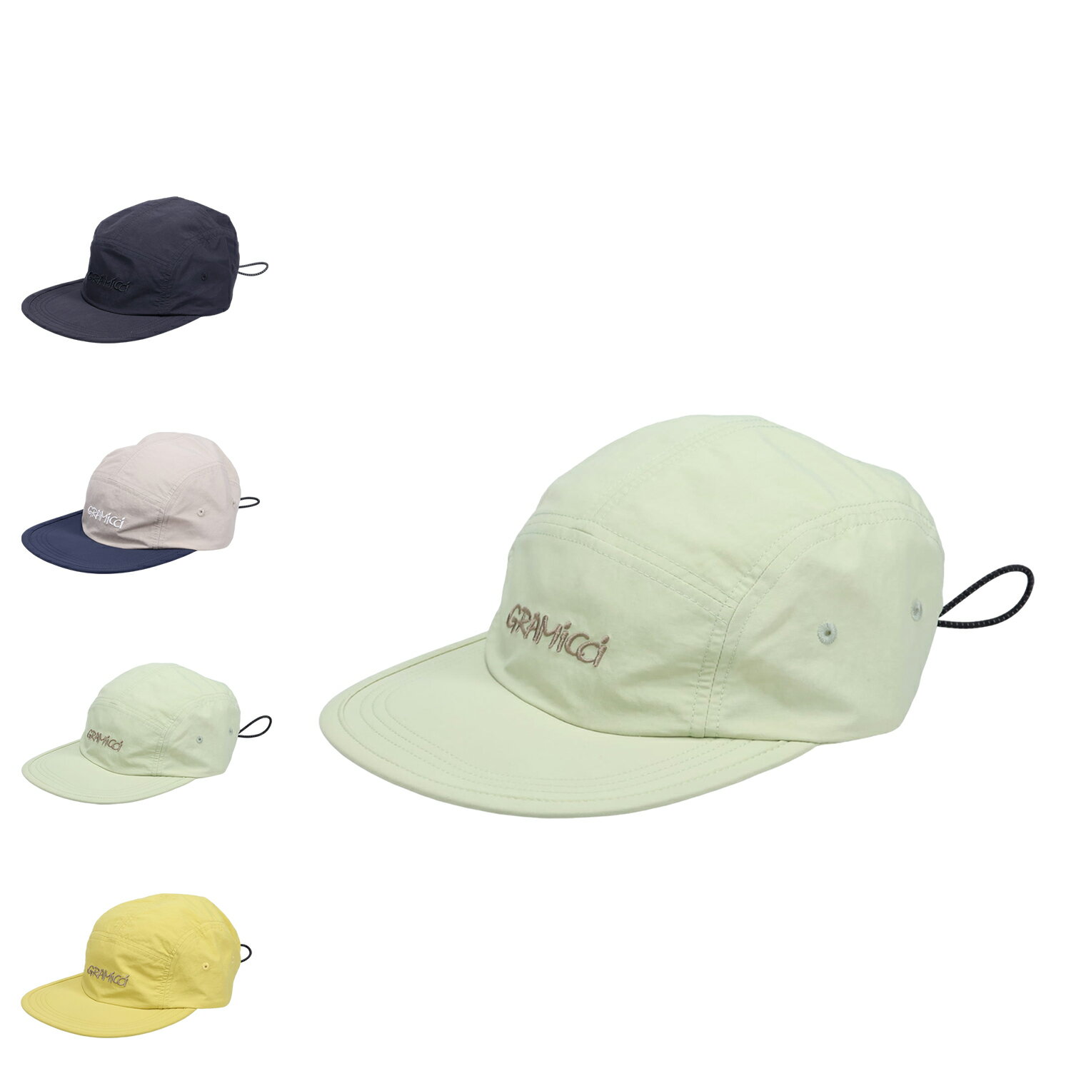 GRAMICCI NYLON CAP グラミチ キャップ 帽子 ナイロン メンズ レディース ブラック グレー グリーン イエロー 黒 G4SA-016