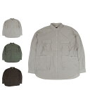 NANGA C/N RIPSTOP CAMP SHIRT ナンガ シャツ 長袖 ジャケット 軽アウター コットンナイロン リップストップ キャンプ メンズ カー...