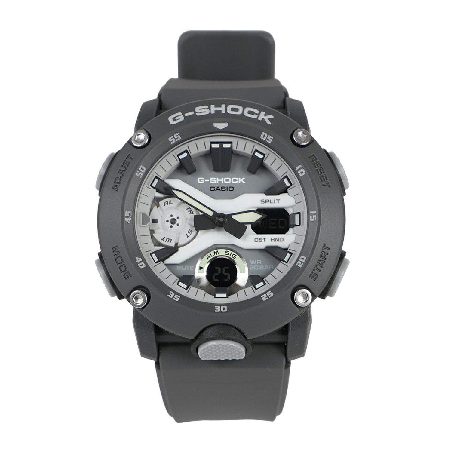カシオ G-SHOCK CASIO 腕時計 GA-2000HD-8AJF GA-2000 SERIES 防水 ジーショック Gショック G-ショック メンズ レディース グレー