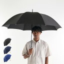  Paul Stuart LONG UMBRELLA ポールスチュアート 長傘 雨傘 メンズ 65cm 軽い 大きい ブラック ネイビー ブルー 黒 14016