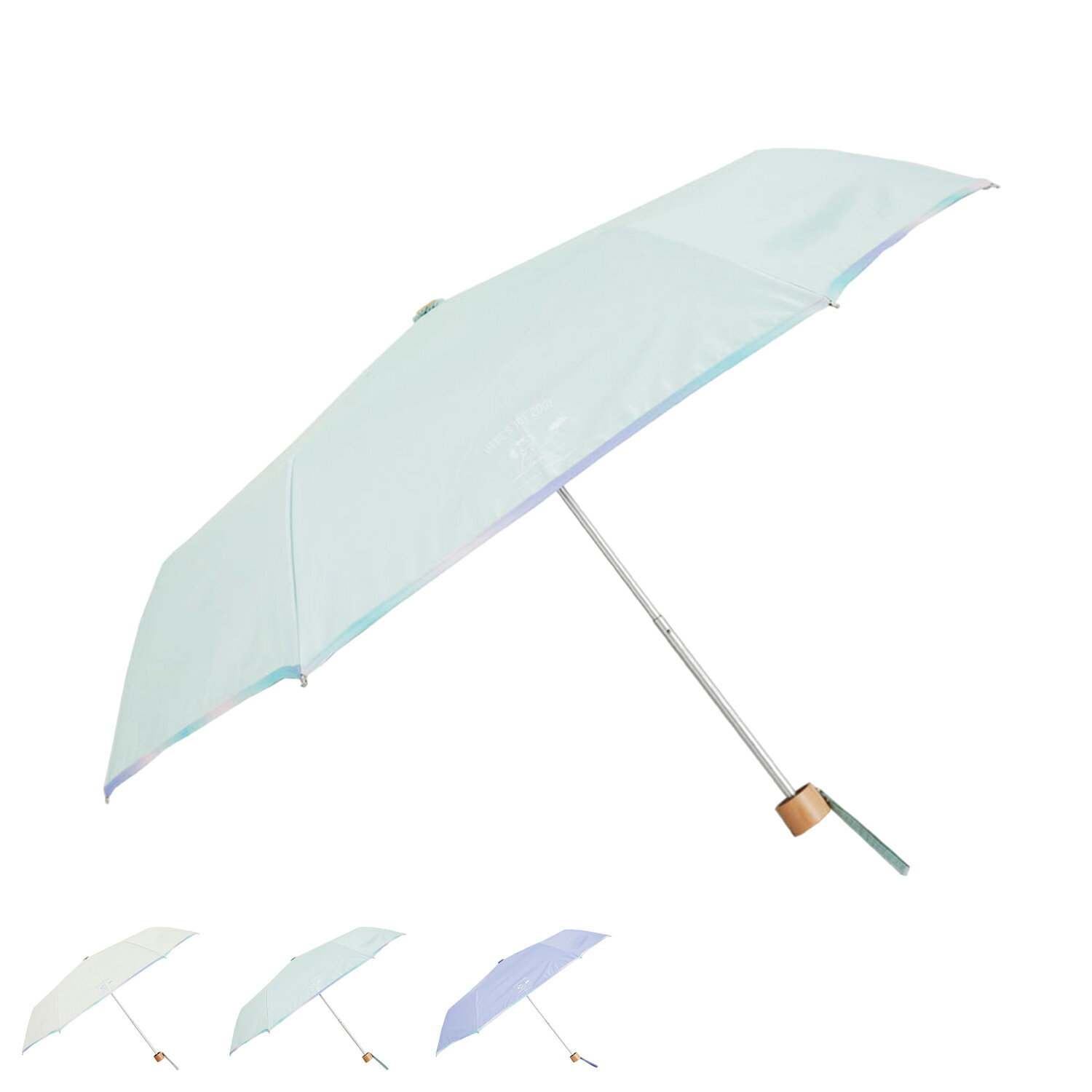 SNOOPY FOLDING UMBRELLA スヌーピー 日傘 折りたたみ 軽量 晴雨兼用 雨傘 レディース 50cm 遮光 遮熱 紫外線対策 撥水 23SN-M