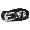 ジェイ＆エム デヴィッドソン J&M DAVIDSON WESTERN BUCKLE 20MM ジェイアンドエムデヴィッドソン ベルト レザーベルト ウェスタン バックル メンズ 本革 ブラック 黒 BWST-0XX-AN20