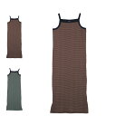 Champion BORDER ONEPIECE DRESS チャンピオン ワンピース キャミワンピース レディース ボーダー ネイビー グリーン CW-Z324