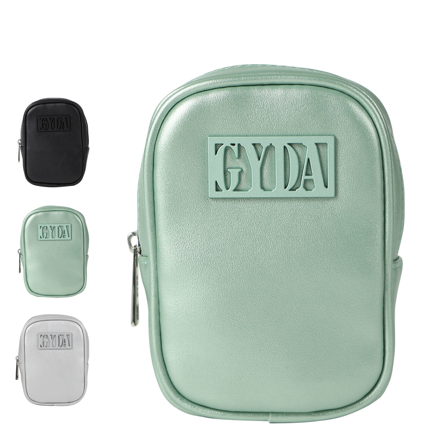 GYDA MULTI PORCH FRAME METAL ジェイダ ポーチ 化粧ポーチ 小物入れ レディース ブラック グリーン グレー 黒 GY-P203