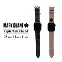 yő1000~OFFN[|zzz MARY QUANT Apple Watch Band }[Ng AbvEHb` oh fB[X 41mm 40mm 38mm ubN x[W  AWB-MQ01/AWB-MQ02 ̓