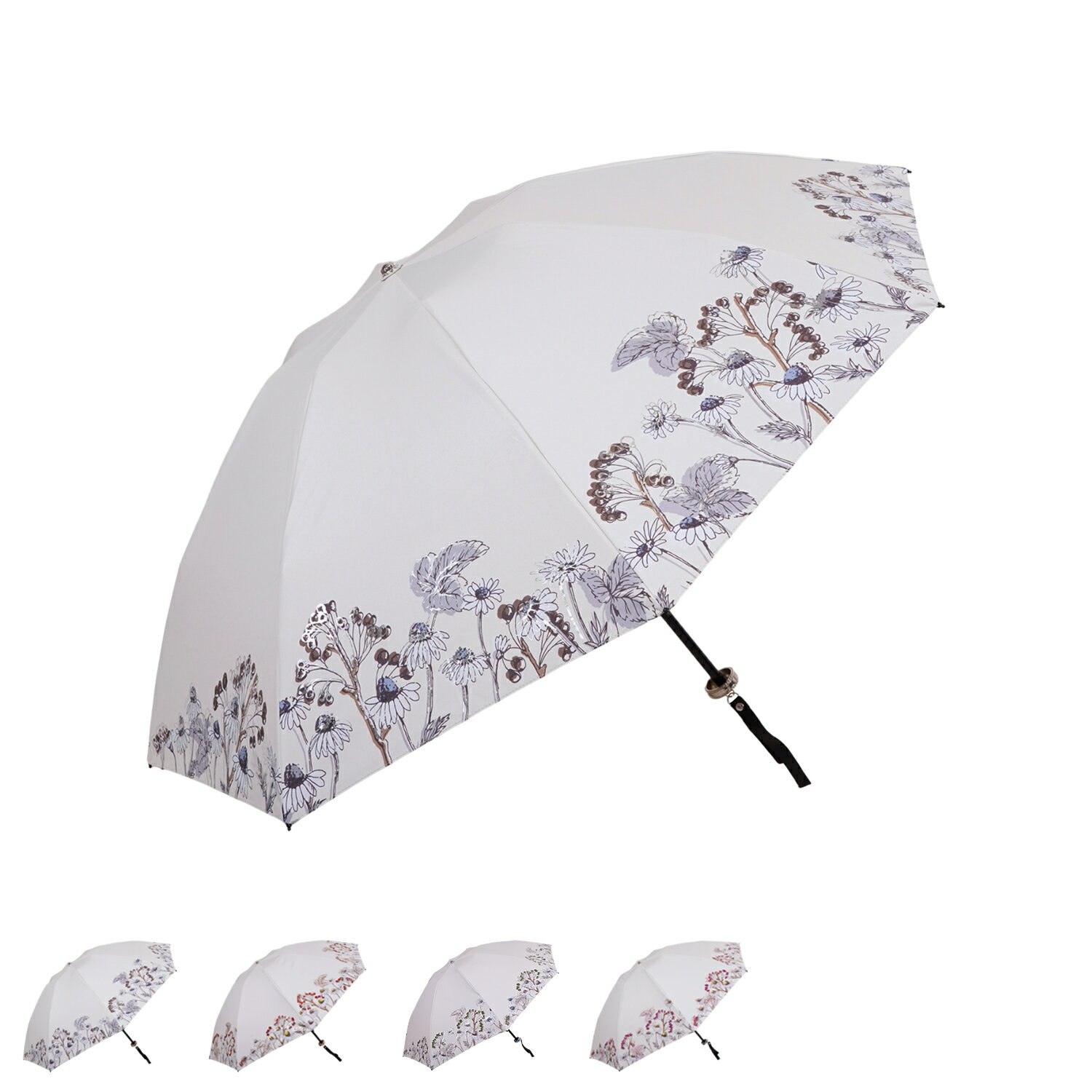 JILLSTUART MINI UMBRELLA ジルスチュアート 日傘 折りたたみ 晴雨兼用 完全遮光 軽量 レディース 50cm..