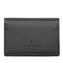 LANVIN en Bleu ゼブダ ランバンオンブルー 名刺入れ カードケース メンズ スリム 本革 ブラック 黒 529613