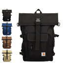 carhartt PHILIS BACKPACK カーハート リュック バッグ バックパック フィリス メンズ レディース 21.5L 撥水 大容量 ブラック ブルー ブラウン ベージュ 黒 I031575