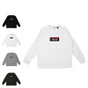 NANGA ECO HYBRID BOX LOGO L/S TEE ナンガ Tシャツ 長袖 ロンT カットソー エコハイブリッド ボックスロゴ メンズ 綿 ブラ...