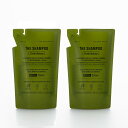 THE THE SHAMPOO Think Nature ザ シャンプー 詰め替え 2点セット 弱酸性アミノ酸 ノンシリコン 易生分解性 頭皮ケア しっとり 天然精油 アロマ
