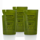 THE THE SHAMPOO Think Nature ザ シャンプー 詰め替え 3点セット弱酸性アミノ酸 ノンシリコン 易生分解性 頭皮ケア しっとり 天然精油 アロマ