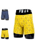 DAKS ダックス ボクサーパンツ 下着 インナー アンダーウェア メンズ 前閉じ M-L メンズ下着 男性 ネイビー イエロー SLBX-01