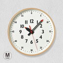 タカタレムノス fun pun clock 時計 壁掛け クロック Mサイズ ふんぷんくろっく アナログ オシャレ 静音 ホワイト 白 YD14-08