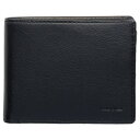 COMME CA MEN FOLDED WALLET コムサメン 財布 二つ折り財布 メンズ レディース 本革 ブラック 黒 5608
