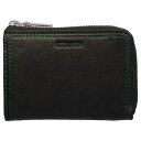 COMME CA MEN WALLET コムサメン 財布 小銭入れ コインケース ミニ メンズ レディース ラウンドファスナー 本革 キーリング 金具 ブラック...