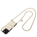 BANDOLIER MONA STUDDED MAGSAFE IVORY バンドリヤー iphone15 15pro 15proMax スマホケース スマホショルダー 携帯 アイフォン モナ スタッズ マグセーフ メンズ レディース アイボリー 18MOS