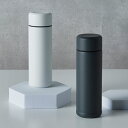 京セラ ボトル ステンレスボトル 水筒 魔法瓶 メンズ レディース 180ml マイボトル 直飲み 保冷 保温 バキューム フラスク ホワイト グレー 白 MB...