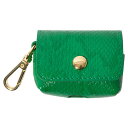 【最大1000円OFFクーポン配布中】 BANDOLIER AirPods Pro POUCH SNAKE GREEN バンドリヤー AirPods Proケー...