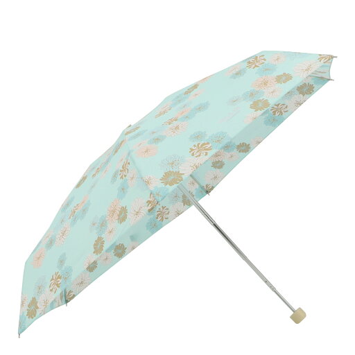 PAUL & JOE クリザンテーム ポールアンドジョー 雨傘 折りたたみ 傘 レディース 50cm UVカット 5段 軽量 小さめ コンパクト 花柄 ブルー PAUL & JOE クリザンテーム ポールアンドジョー 雨傘 折りたたみ 傘 レディース 50cm UVカット 5段 軽量 小さめ コンパクト 花柄 ブルー