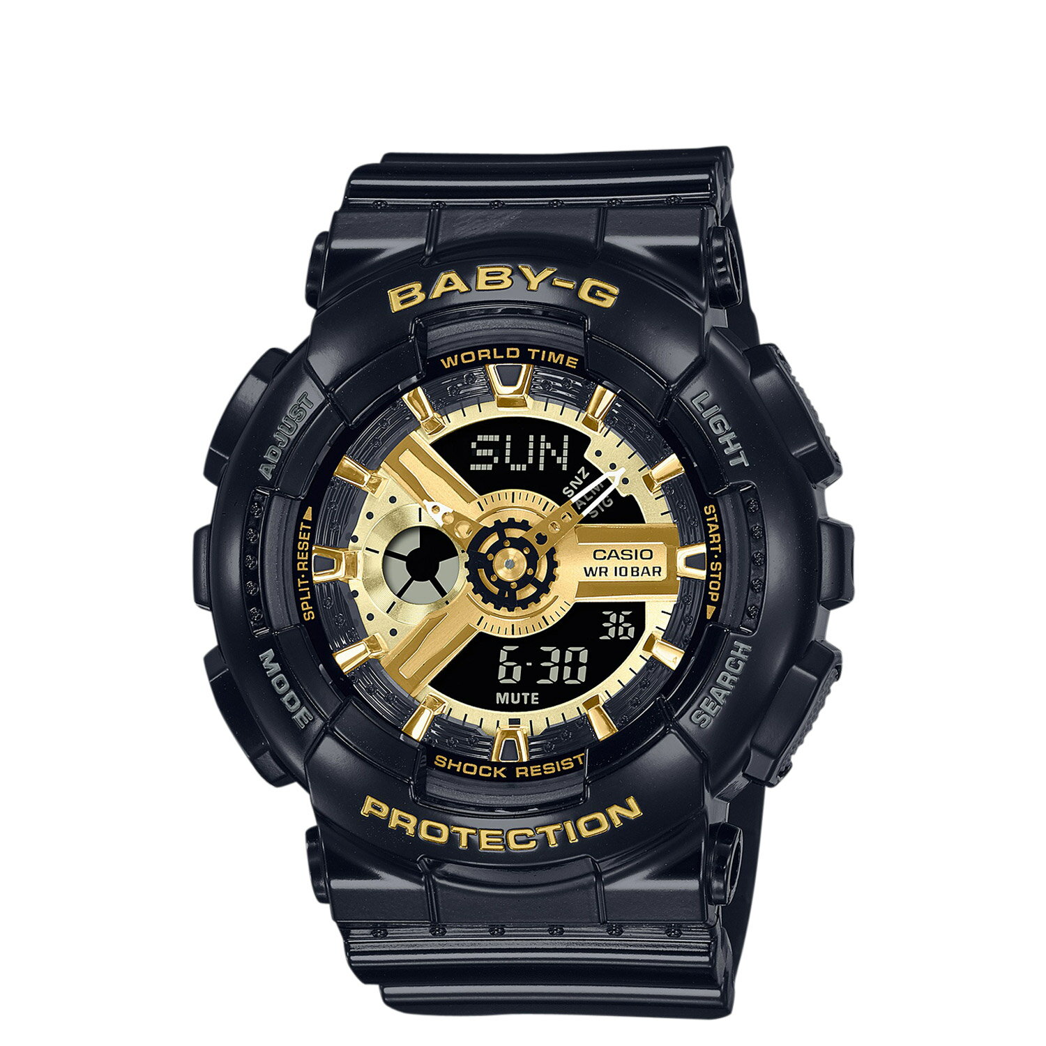 CASIO BABY-G カシオ 腕時計 BA-110X-1AJF BA-110 SERIES 防水 ベビーG ベイビーG レディース ブラック 黒