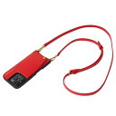 BANDOLIER EMMA RED バンドリヤー スマホショルダー スマホケース iphone15 15pro 15proMax アイフォン エマ レッド メンズ レディース レッド 10EMM