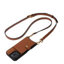 BANDOLIER CASEY Magsafe DENIM GOLD バンドリヤー スマホショルダー スマホケース iPhone15 Pro アイフォン ケイシー マグセーフ デニム ゴールド メンズ レディース ブラウン 18CAS