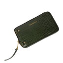 BANDOLIER EXPANDED POUCH CROC DARK GREEN バンドリヤー ポーチ 小物入れ スマホ スマートフォン 小さめ 財布 代わり エキスパンデッド ポーチ クロック ダーク グリーン メンズ レディース グリーン 21GRA