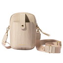 BANDOLIER DILLON CROC OAT GOLD BAG バンドリヤー ショルダーバッグ スマホショルダー 斜めがけ 大人 軽量 本革 ディロン クロック オート ゴールド バッグ レディース ベージュ 42NDA