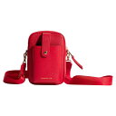 BANDOLIER DILLON TRUE RED BAG バンドリヤー ショルダーバッグ スマホショルダー 斜めがけ 大人 軽量 本革 ディロン トゥルー レッド バッグ レディース レッド 42NDA
