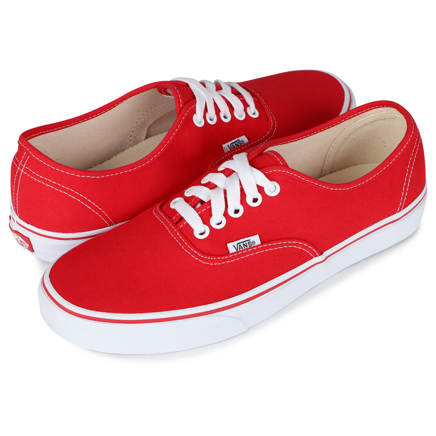 VANS AUTHENTIC オーセンティック スニーカー メンズ レディース バンズ ヴァンズ VN000EE3RED 靴 レッド