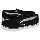  VANS CLASSIC SLIP-ON バンズ スリッポン スニーカー メンズ レディース ヴァンズ ブラック 黒 VN000EYEBLK