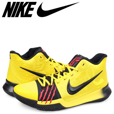 【訳あり 27cm フタなし】 NIKE KYRIE 3 MAMBA MENTALITY EP BRUCE LEE AJ1ナイキ カイリー3 スニーカー メンズ 692-700 イエロー 【zzi】 【返品不可】