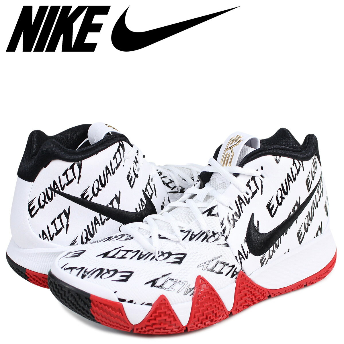 NIKE KYRIE 4 BHM EP ナイキ カイリー4 スニーカー メンズ AQ9231-900 カイリーアービング ホワイト 【zzi】【返品不可】 [193]