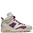 ナイキ NIKE エアジョーダン 6 レトロ スニーカー メンズ AIR JORDAN 6 RETRO QUAI 54 ベージュ CZ4152-101 【zzi】 【返品不可】