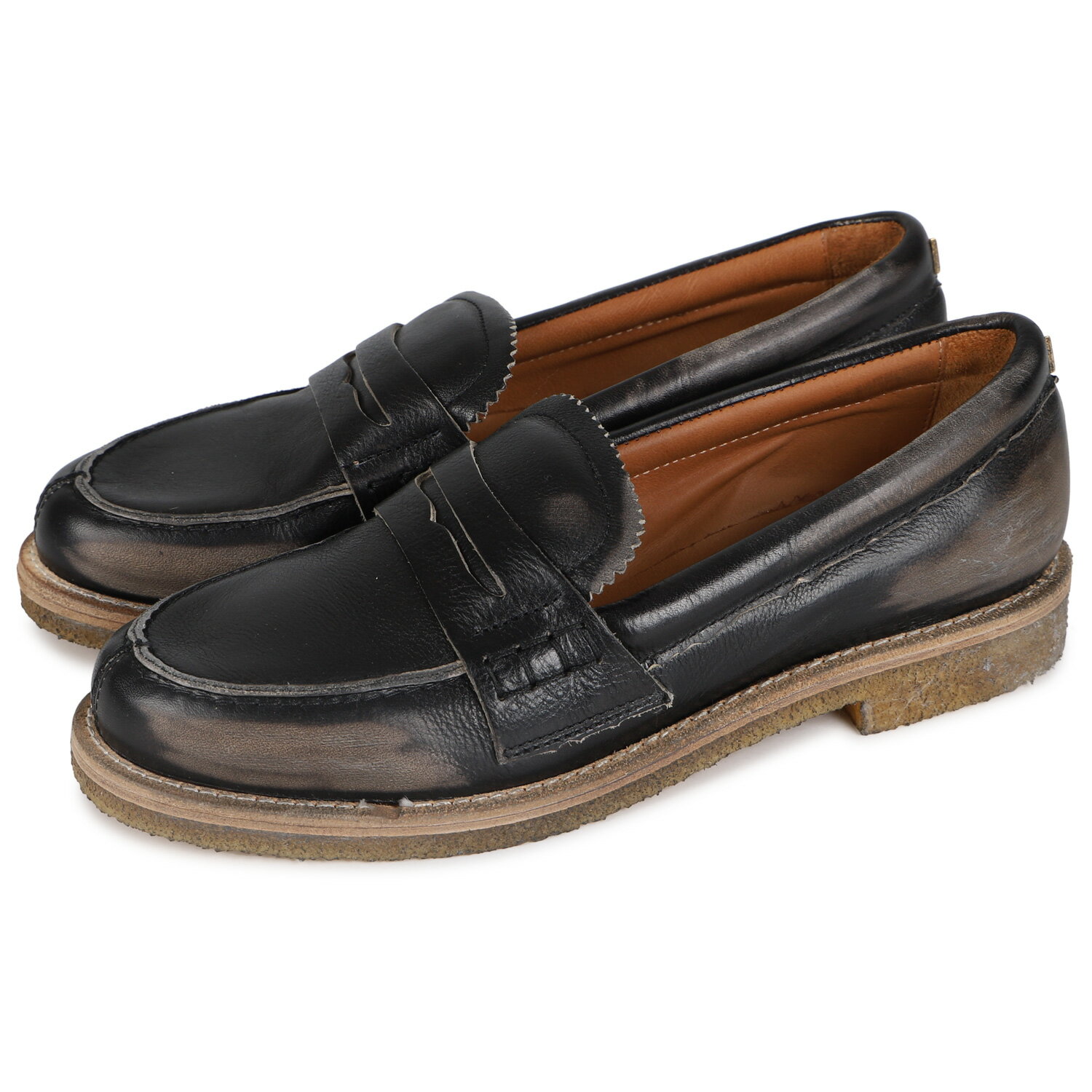 【最大1000円OFFクーポン配布中】 【訳あり】 Golden Goose JERRY MOCASSINO ゴールデングース コインローファー ジェリー モカシーノ レディース ブラック 黒 W268-2985 【返品不可】