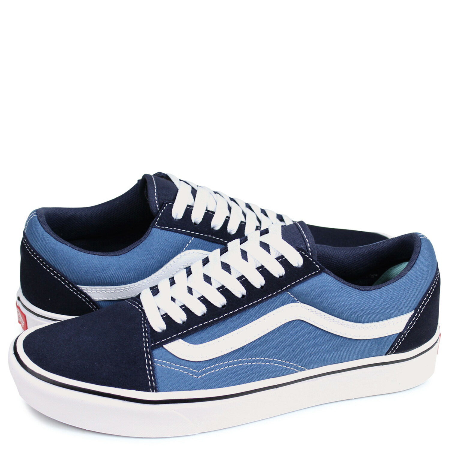 【訳あり】 【BOX破損】 VANS COMFYCUSH OLD SKOOL ヴァンズ オールドスクール スニーカー レディース ネイビー VN0A3WMAVNT 【返品不可】