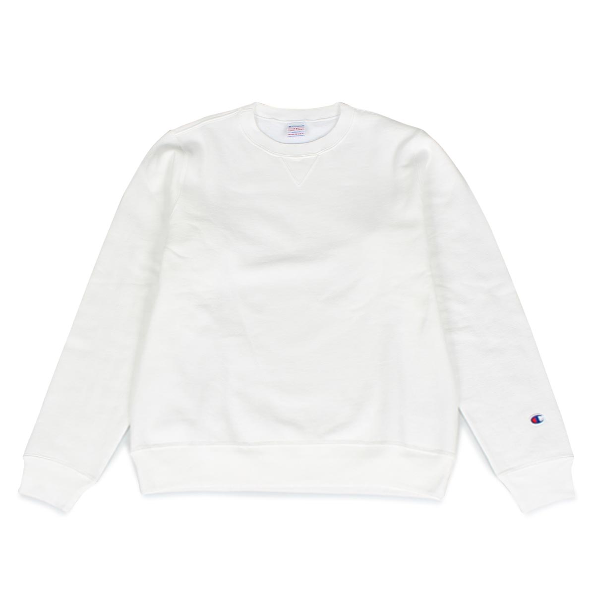 【訳あり】 Champion CREW NECK SWEATSHIRT チャンピオン トレーナー スウェット プルオーバー クルーネック メンズ ホワイト 白 C5-P001 【返品不可】