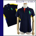 ★期間限定★ポイント5倍★送料無料★ポロ ラルフローレン polo rrl rugbyラルフローレン/RALPH LAUREN/ ポロシャツ [ネイビー×マルチ] 0472765 /US OPEN/コットン/レディース [8/20 新入荷][正規] ★★