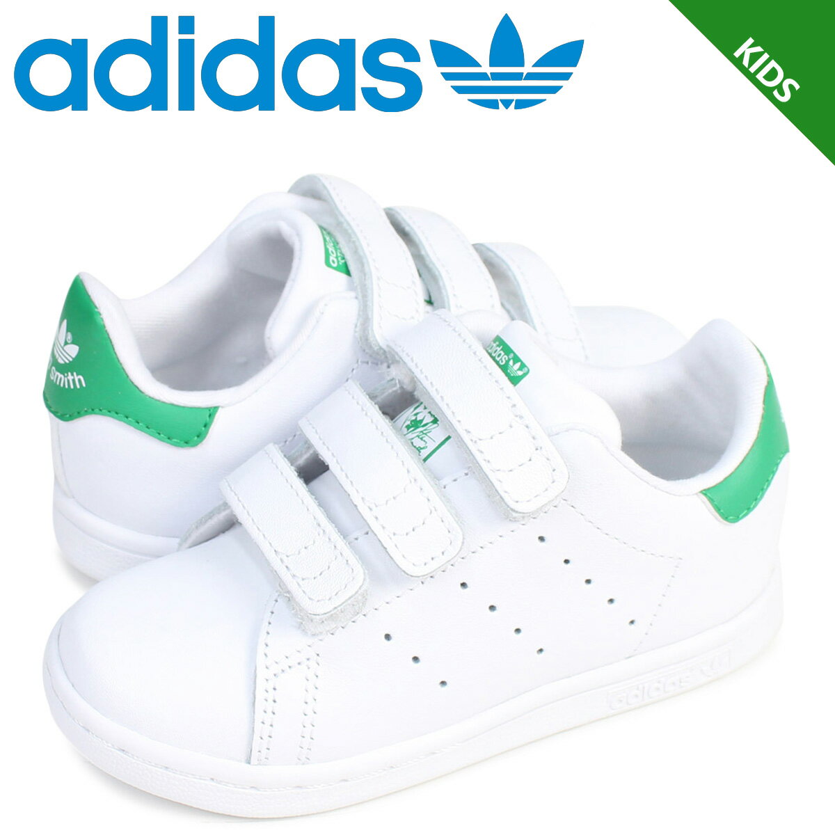 adidas Originals STAN SMITH CF I アディダス オリジナルス スタンスミス ベルクロ スニーカー キッズ ベビー ホワイト 白 BZ0520