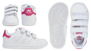 adidas Originals STAN SMITH CF I スタンスミス ベルクロ キッズ ベビー アディダス スニーカー BZ0523 靴 ホワイト ピンク