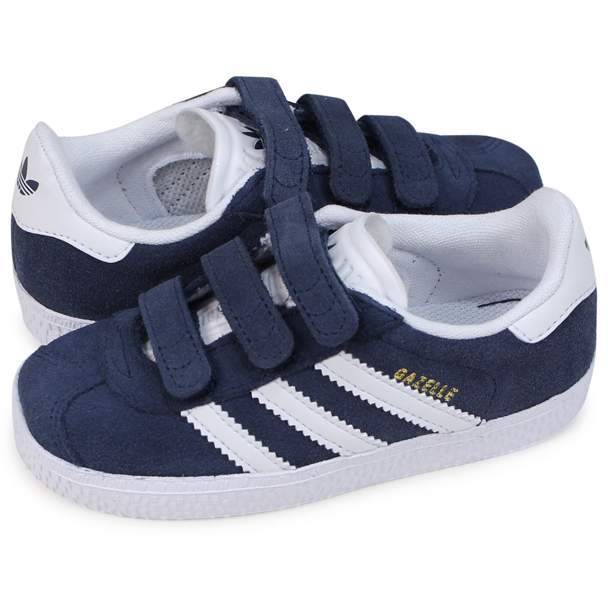 楽天ALLSPORTSadidas Originals GAZELLE CF I アディダス オリジナルス ガゼル スニーカー ベビー ガッツレー ベルクロ ネイビー CQ3138