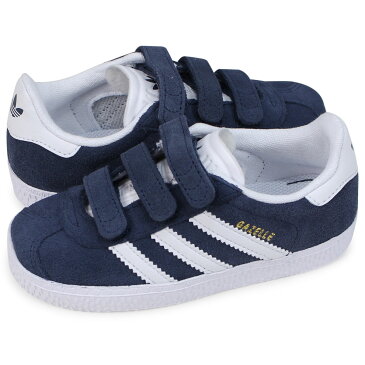 【最大600円OFFクーポン】 adidas Originals GAZELLE CF I アディダス オリジナルス ガゼル スニーカー ベビー ガッツレー ベルクロ ネイビー CQ3138