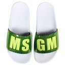 yő1000~OFFN[|zzz MSGM POOL SLIDE CON DETTAGLIO FOGLIA T_ fB[X GGXW[G V[T_ 2441MDS300 070 zCg