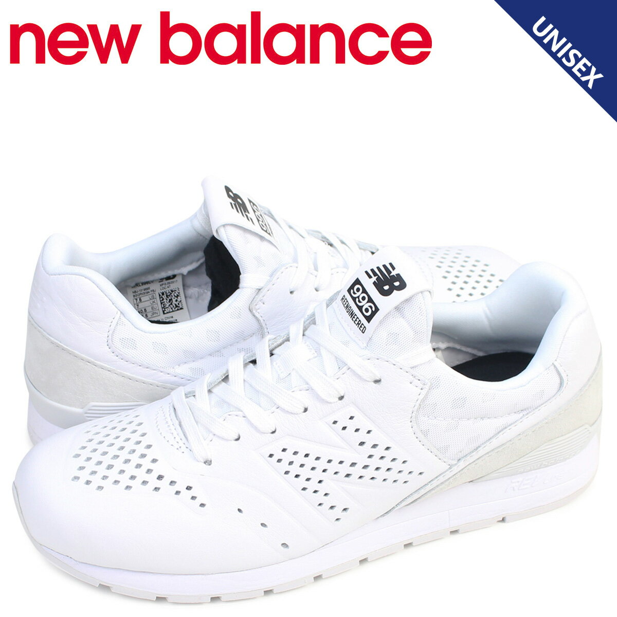 new balance 996 メンズ レディース ニューバランス スニーカー MRL996D7 Dワイズ 靴 ホワイト [178]