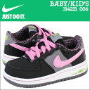 NIKE ナイキ エアフォース スニーカー ベビー キッズ AIR FORCE 1 TD エア フォース 1 314221-006 靴 ブラック 【9000足】